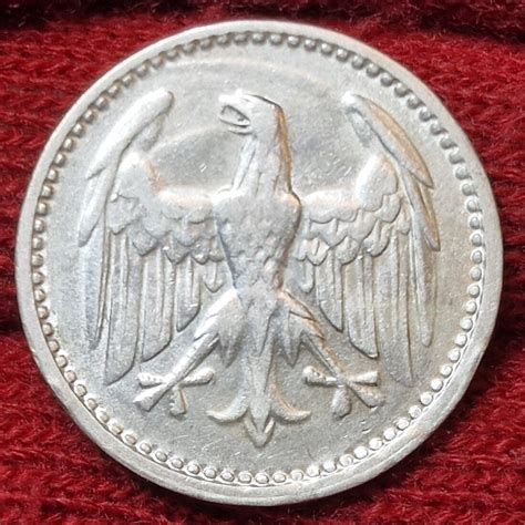 Weimarer Republik Deutsches Reich 3 Mark Silber Kursmünze 1924 G