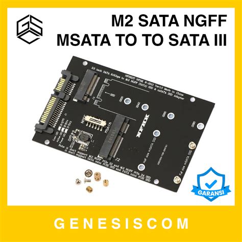 Jual Converter SSD M2 SATA NGFF MSATA To SATA III 3 2 5 Inch M 2