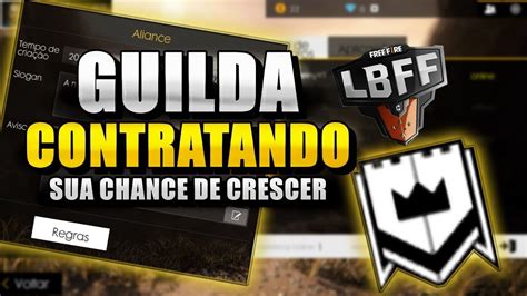 Guilda Competitiva Recrutando No Free Fire Salario Youtube