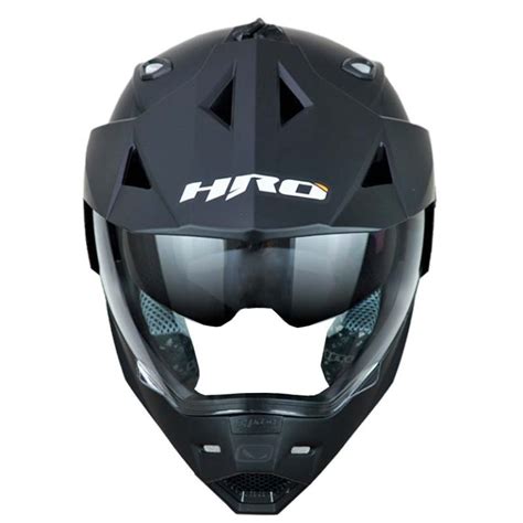 Casco Hro Mx Dv Solid Negro Zonabiker La