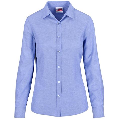 ladies long sleeve oxford shirt zdi safety ppe uniforms