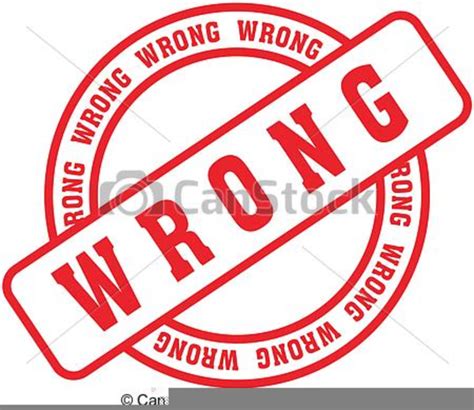 Wrong Answer Clipart Free Images At Vector Clip Art