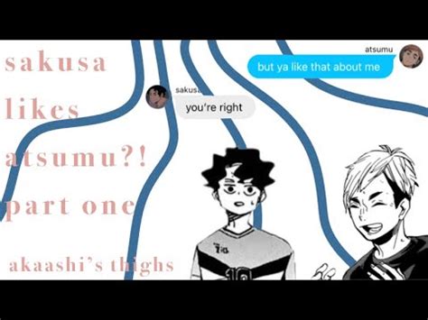 Sakusa Likes Atsumu Ft A Pining Sakusa And Simp Atsumu Sakuatsu