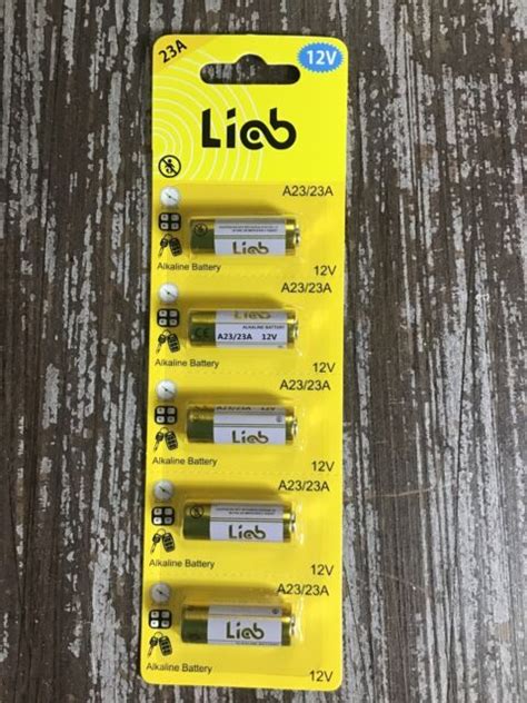 LiCB A23 23a 12v Alkaline Battery 5 Pack For Sale Online EBay