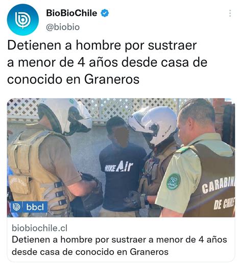 APRA ARAUCANíA on Twitter Secuestro Detienen a hombre por