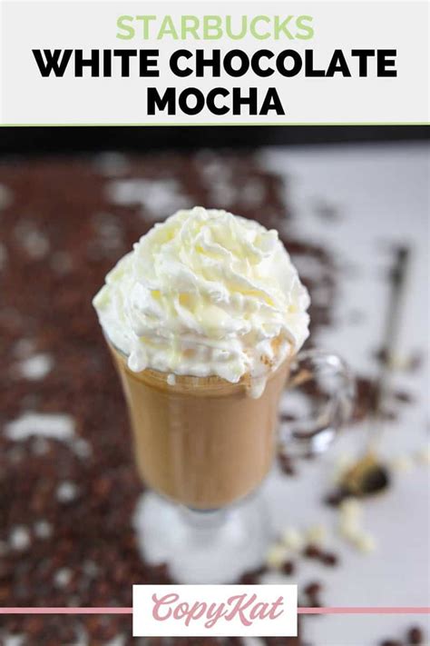 Copycat Starbucks White Chocolate Mocha Recipe And Video Copykat Recipes