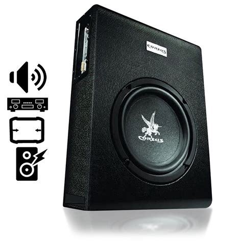 Caixa Amplificada Corzus Cxs Slim W Rms Subwoofer Polegadas Som