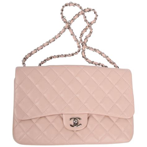 Chanel Classic Flap Bag Jumbo 3 Dusty Pink For Sale At 1stdibs