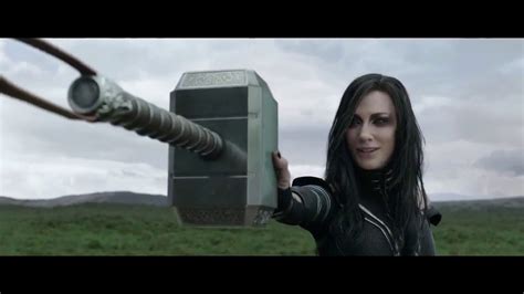 Thor Vs Hela Break Thors Hammer Ragnarok Fight Scene In Hindi Hd Youtube