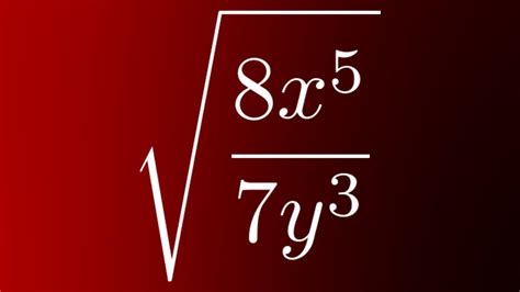 How To Rationalize The Denominator In A Square Root With Variables Youtube