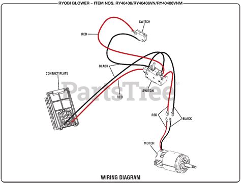 Ryobi Ry 40406 107508001 Ryobi 40v Blower Rev 04 2019 04 Wiring