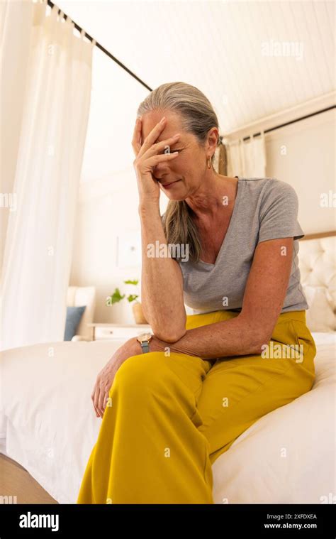 Mature Woman In Bed Hi Res Stock Photography And Images Alamy