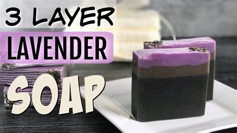 Cold Process Soap Making Techniques 3 Layer Lavender Soap Video Deer