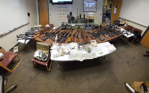 2 Suspected Drug Dealers Arrested In Cedar City Raid Dozens Of Guns