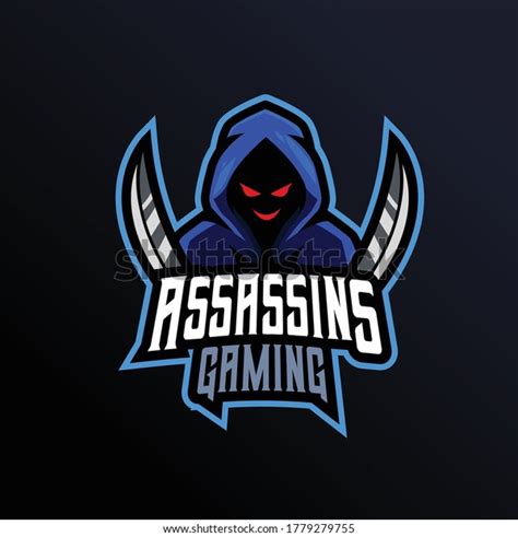 Assassins Gaming Mascot Logo Esports Stock Vector Royalty Free 1779279755 Shutterstock