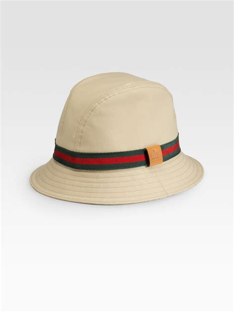 Gucci Bucket Hat in Natural for Men | Lyst