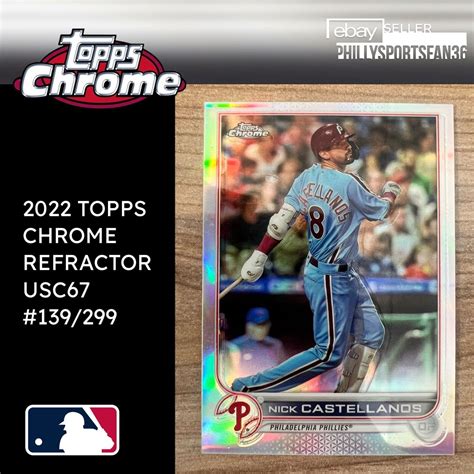 Topps Chrome Update Refractor Nick Castellanos Phillies Of Usc