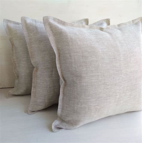 SET Of 2 Linen Throw Pillow Covers 14x14 Linen Pillow SET Of Etsy