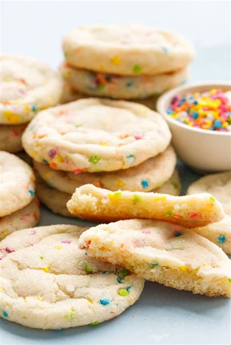 Funfetti Sugar Cookies Love And Olive Oil