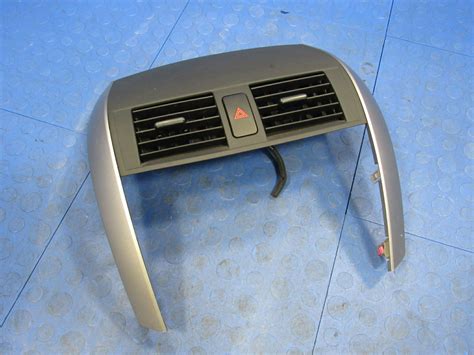 09 11 Toyota Corolla Center Upper Dash Bezel AC Heater Air Vent