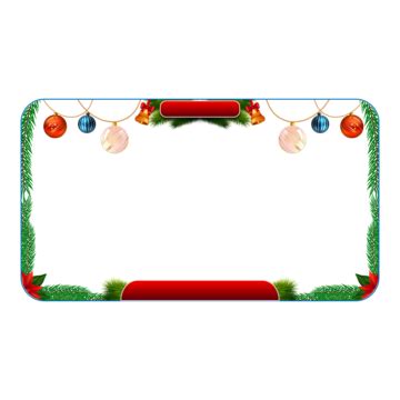 Christmas Stream Overlay Square Border Webcam Frame Template, Christmas ...