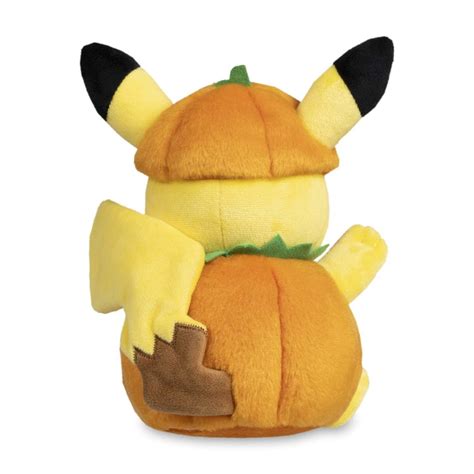 Pokémon Tricks Treats 2023 Pikachu Wearing Pumpkin Costume Plush 8