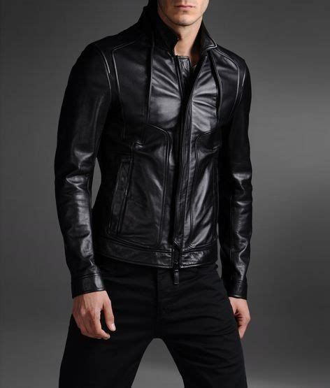 Armani Mens Leather Jackets Il Cascinone