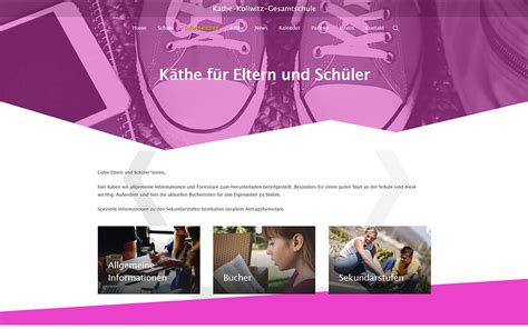 K The Kollwitz Gesamtschule M Hlenbeck Website Redesign Blassmann