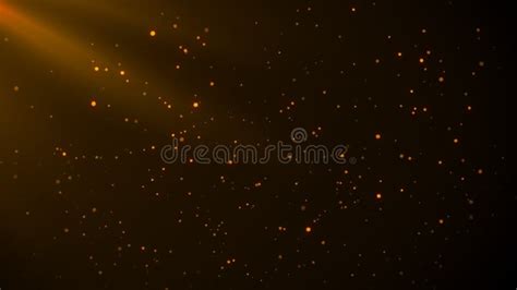 Beautyful Gold Particles Abstract Background With Shining Golden