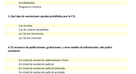 Test Constitución Por Títulos