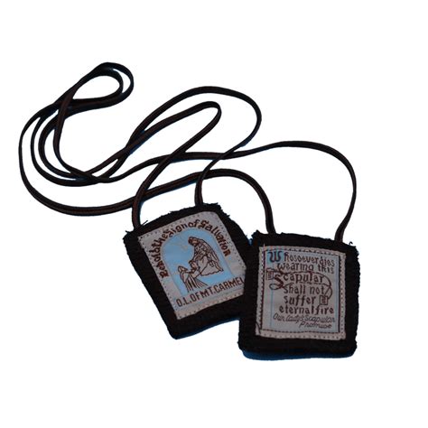 100% Wool Brown Scapular - Our Lady of Clear Creek Abbey