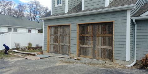 Vinity - Vintage Style Custom Reclaimed Wood Garage Door — Lux Garage Doors