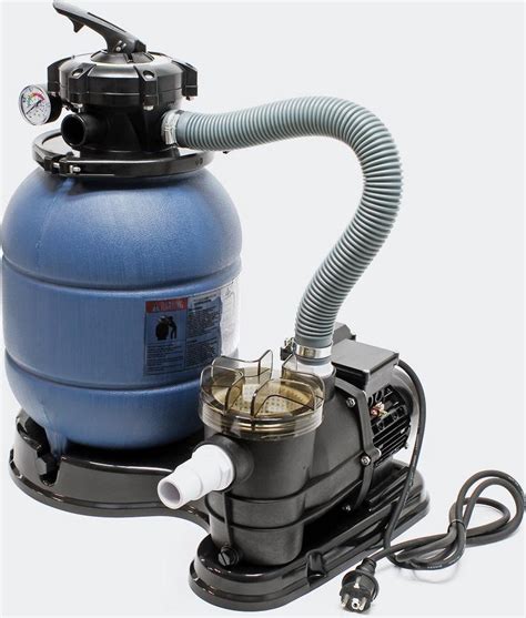 Externe Zwembad Zandfilter Met Zwembadpomp 6 000 L H Waterfiltratie