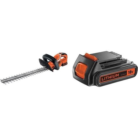 Black Decker Taille Haies Sans Fil V Taille Haies Electrique Cm