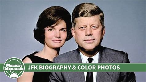 John F Kennedy Jfk Biography And Rare Color Photos Youtube