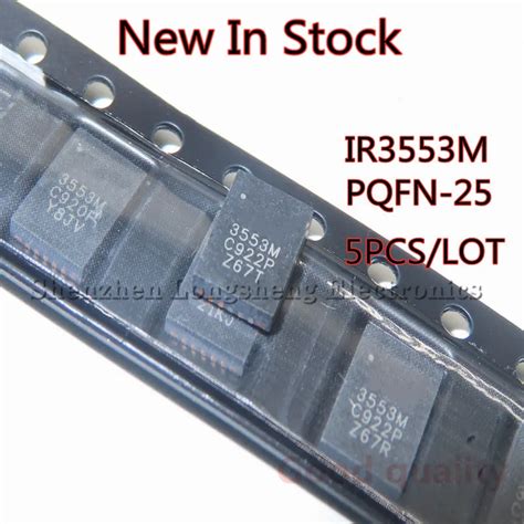 5PCS LOT IR3553MTRPBF IR3553M 3553M IR3553 PQFN25 4x6 Bridge Driver IC