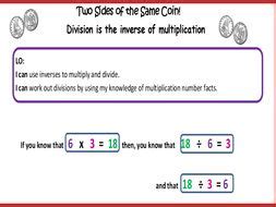 Multiplication and Division Inverse Operations | Teaching Resources