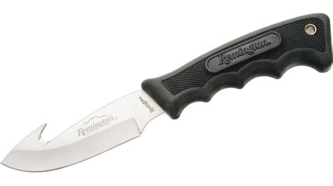 Remington Sportsman Non Slip Fixed Guthook 4 34 Blade Rubber Handle