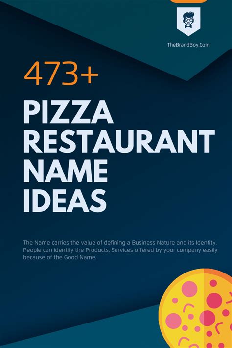 500 best pizza restaurant names generator guide video infographic – Artofit