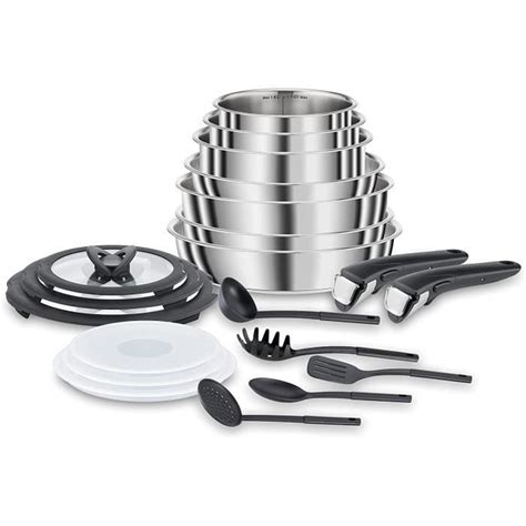 Lagostina Ingenio Inox Set De Casseroles Et Poeles A Induction Acier