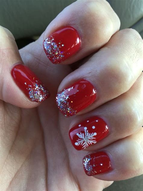 Christmas Nails Dip Designs