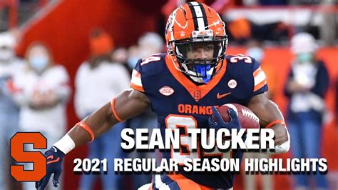 Sean Tucker 2021 Regular Season Highlights Syracuse RB YouTube