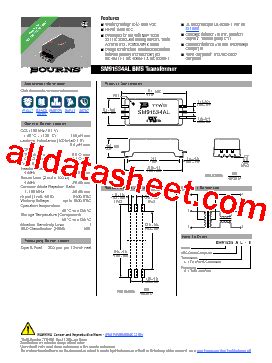 SM91534AL Datasheet PDF Bourns Electronic Solutions