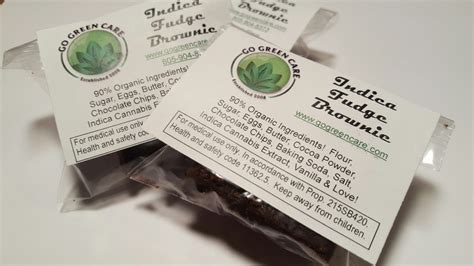 Brownies 50 Mg Edible Go Green Care