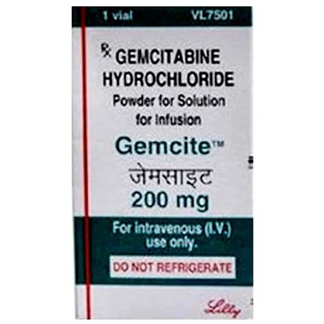 Gemcite Mg Gemcitabine Injection At Rs Vial Gemcitabine