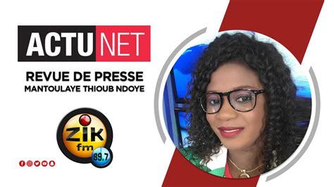 Revue De Presse Wolof De Zik Fm Sen Tv Du Mardi 05 Novembre 2024 Avec