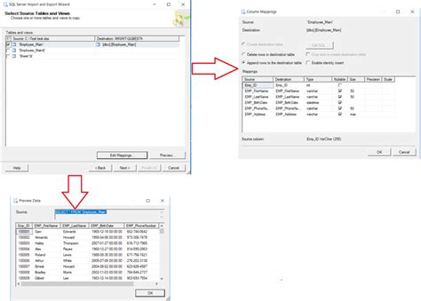 Sql Server Database Tables Export And Import Methods {coding}sight