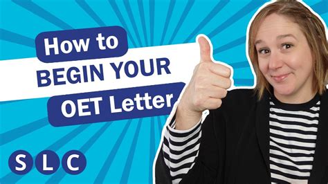 How To Start A High Scoring Oet Letter Youtube