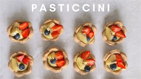 PASTICCINI VEGANI Con Frutta E CREMA PASTICCERA Ricetta Facile E