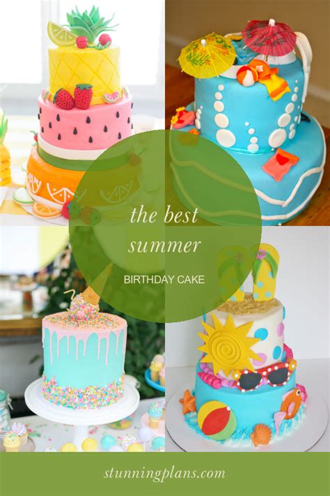 The Best Summer Birthday Cake - Home, Family, Style and Art Ideas